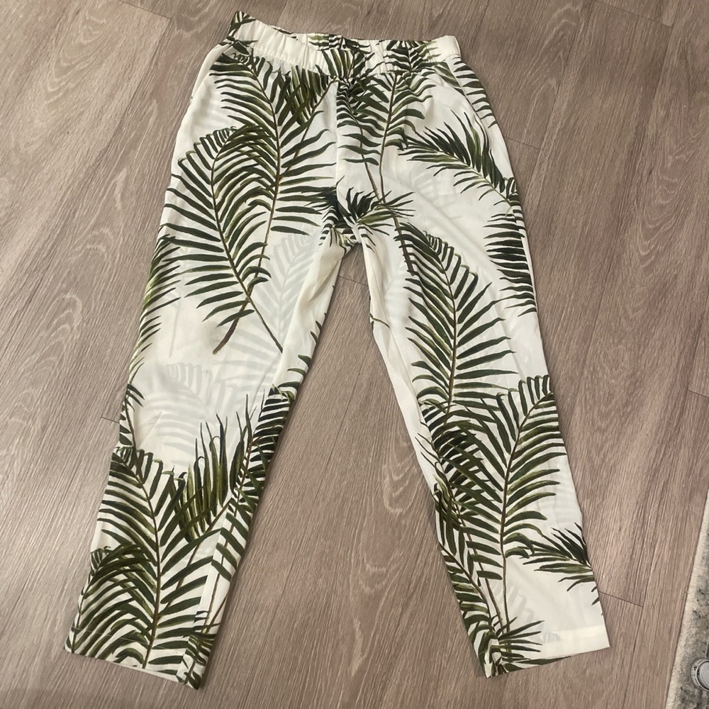 Palm leaf pants